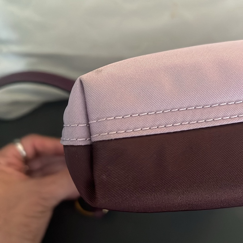 COACH Cargo Crossbody In ๐ purple Lilac lavender Colorblock - Picture 11 of 12